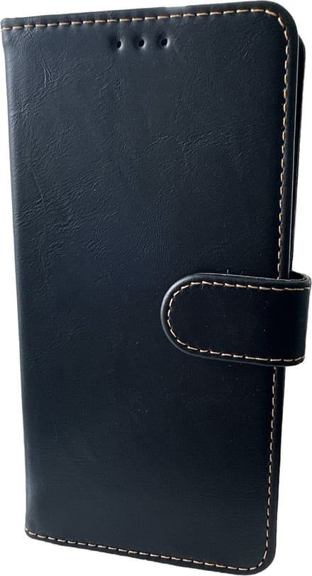 Elite Bookcase Geschikt voor: iPhone 13 Mini hoesje - Pasjeshouder - Portemonnee - Kunstleer - Zwart