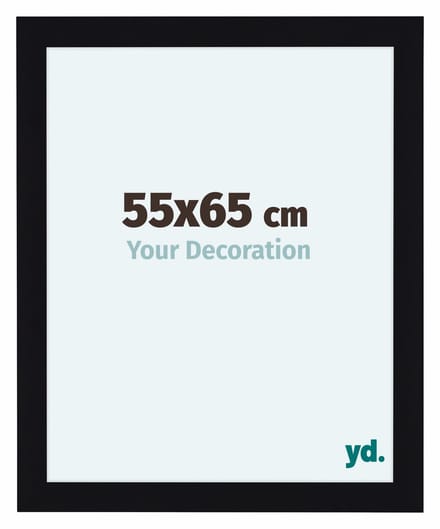 Your Decoration - Fotolijst 55x65 cm - MDF - Zwart Hoogglans - Como