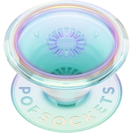 PopSockets PopGrip - Afneembaar - Translucent Clear Iridescent