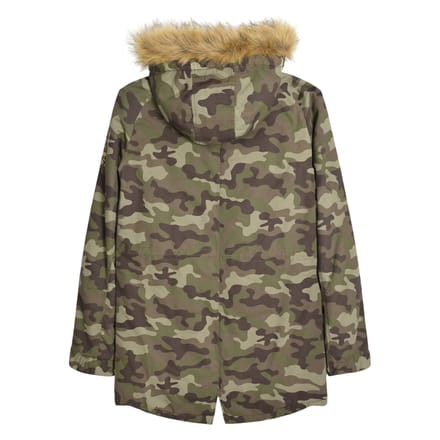 Lambretta Camouflage Parka Heren (Kaki Groen)