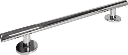 Aidapt RVS rechte handgreep - Gepolijste afwerking 62 cm - Zilver