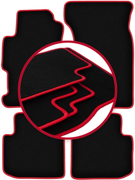 CARLUX-RED automatten voor: Honda Accord VI coupé (1998-2002)