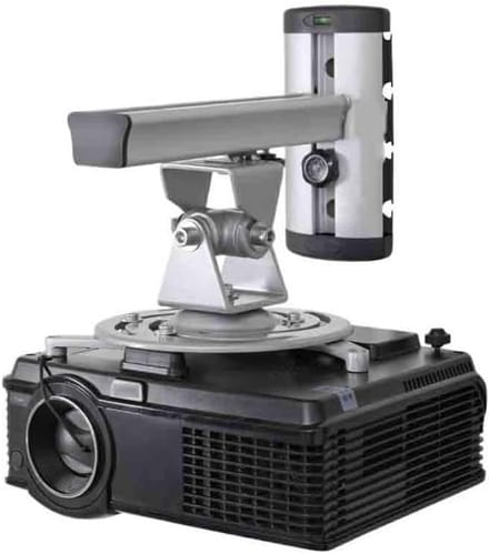 Projector Beugel - Plafond Wandmontage - Thuisbioscoop Inrichten - Verstelbare Hoogte - 20.8 cm - Zilver