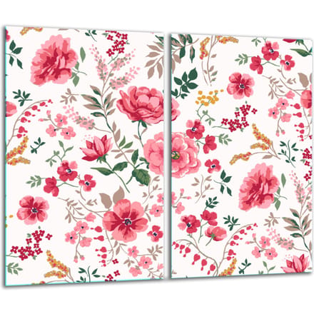 TMK ArtDeko - Snijplank - Glas - Kleur Kleur... - 2x 30 cm breedte - 52 cm lengte