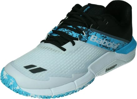 Babolat Movea 2 Padel Schoen Heren-Wit,Lichtblauw