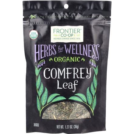 Frontier Co-Op, Organic Comfrey Leaf, 36G(1.27Oz) gray