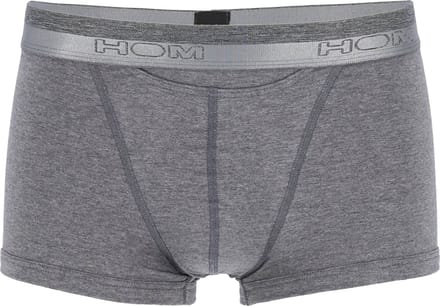 HOM HO1 boxer briefs (1-pack) - heren boxer kort met horizontale gulp - antraciet - Maat: XXL
