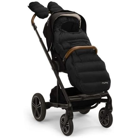Nuna winterset voetenzak en handschoenen Caviar unisex
