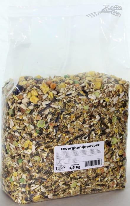 Tijssen Dwergkonijnenvoer - 3,5kg