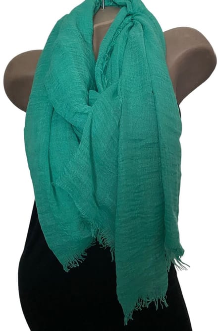 Dames effen kleur sjaal 67# Green