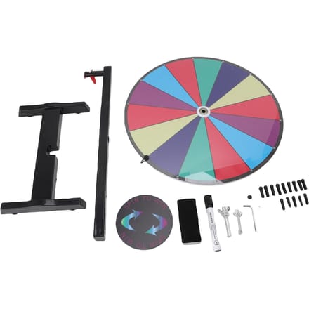 Prijzenrad Aluminiumlegering Uitwisbaar Interactief Veelzijdig Fortuin Draaien Fortuinrad voor Evenement pink