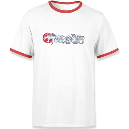 Thundercats Logo Ringer T-Shirt - White/Red - S - White/Red