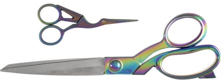 Milward Set Stoffenschaar (25,5cm) & Borduurschaar (11,5cm) Rainbow