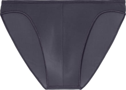 HOM Plumes micro briefs (1-pack) - heren micro slip microfiber - antraciet grijs