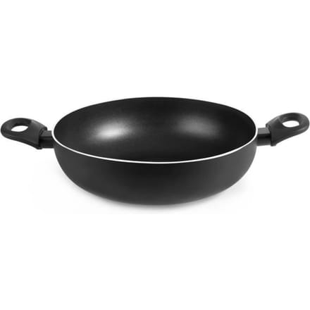 IBILI Fusion - Poêle Profonde Antiadhésif avec 2 Anses (32cm) - Aluminium - Induction complète