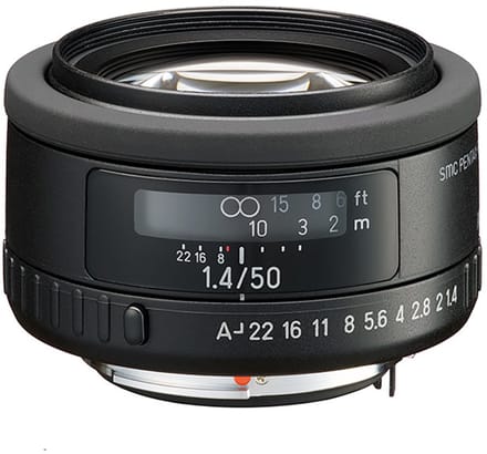 SMC FA 50mm f/1.4 Klassiek  Pentax K volbeeld
