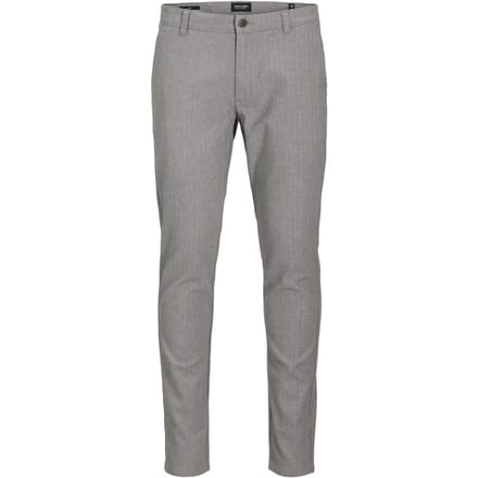 Slim Fit stoffen broek met knoop- en ritssluiting model 'MARCO'