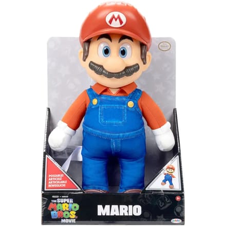 Super Mario Bros Mario Movie Roto Plush Mario 38cm Bekende knuffels
