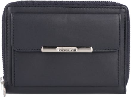Esquire Leren Portemonnee Helena RFID Wallet Blue Donkerblauw