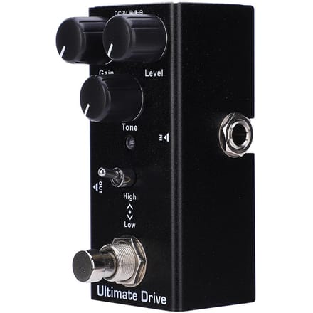 Ultimate Drive Elektrische Gitaar Effectpedaal Mini Enkel True Bypass Gitaaronderdelen DC 9V JDF‑2 black