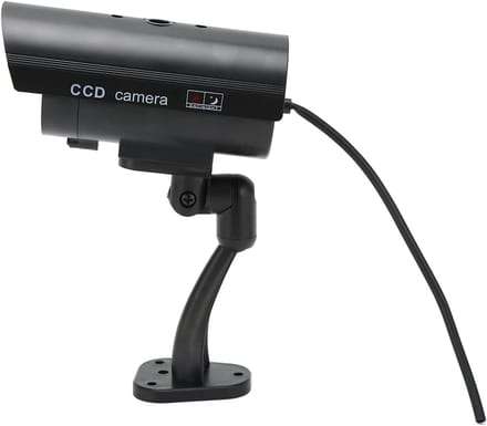 Dummy Beveiligingscamera - Nep Camera - Woning Beveiligen - Realistisch Knipperend LED - 16 x 12 x 7 cm - Wit