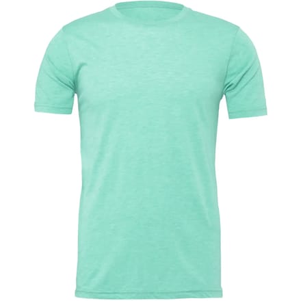 Bella+Canvas Unisex Heather CVC Short Sleeve Tee CV3001CVC - Heather Mint - M