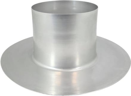 Thermoduct aluminium plakplaat voor dakdoorvoer diameter 180 mm