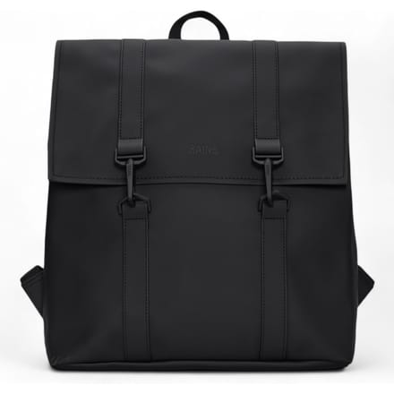 Rains MSN Mini W3 Unisex Rugzak - Zwart