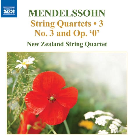New Zealand String Quartet - Mendelssohn: String Quartets 3 (CD)