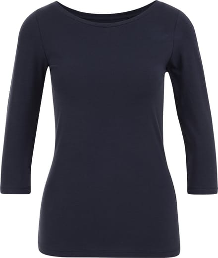 WE Fashion Dames T-shirt met driekwart mouwen