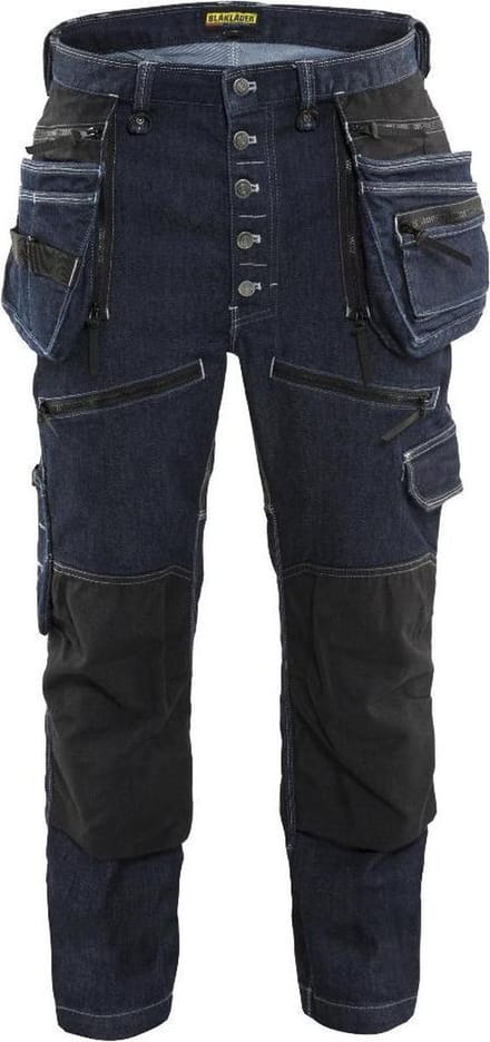 Blaklader Werkspijkerbroek Stretch X1900 1999-1141 - Mannen - Navy/Zwart - 60