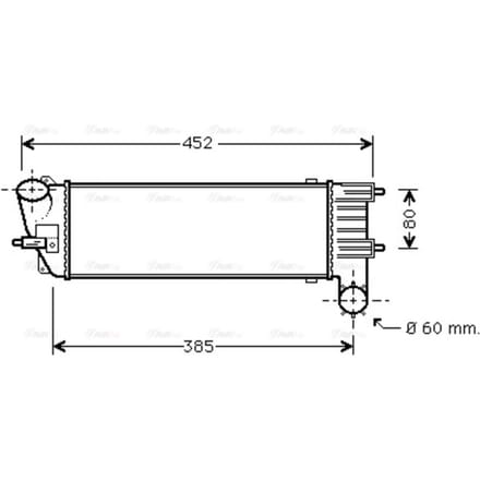 InlaatluchtRadiator AVA COOLING PE4344 AVA