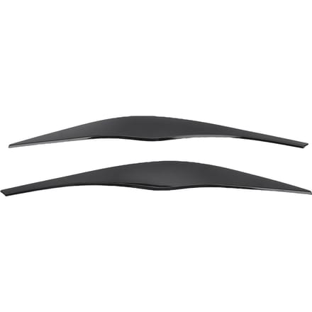 1 Paire Cache-phares Noir Brillant Bande Sourcil Phare Avant Décoration Remplacement pour Série 3 E90 E91 gray