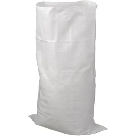 Nature Bouwafvalzakken - Pp Geweven, Wit, Max. 50 Kg, 60 L - H100 X Ø60 Cm - 10 X