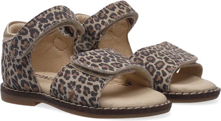 Ton & Ton Meisjes Platte sandalen - E1855-212 - Beige - Leer - - Maat 25