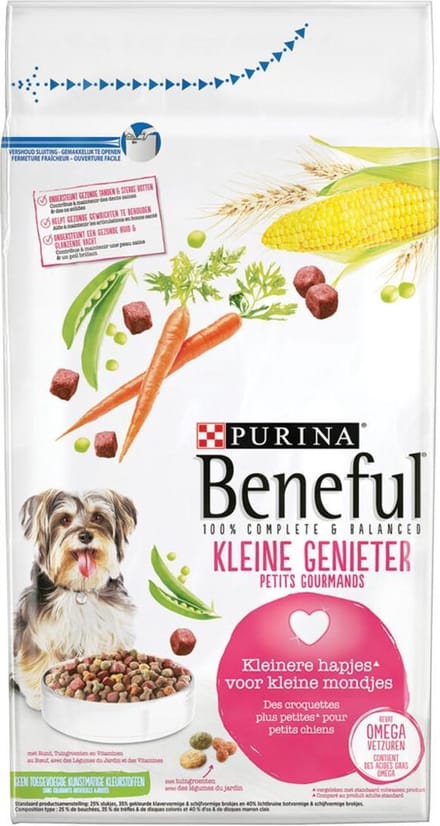 3x Beneful Kleine Genieter Rund - Groenten 1,4 kg