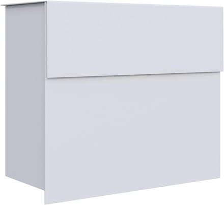 Witte Wandbrievenbus met Modern Design en Eenvoudige Montage