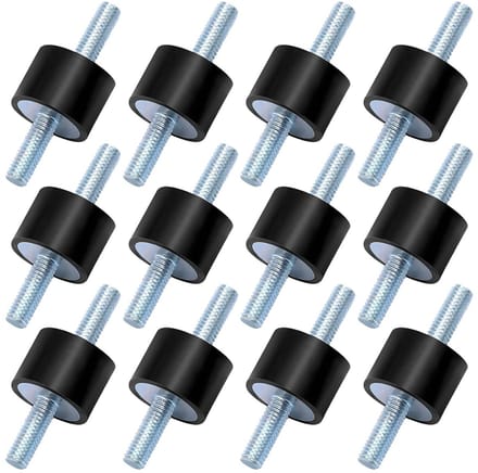 Rubber Lagers met M6 Draad, Vibration Dampers en Rubber Bufferers voor Waterpompen en Compressoren