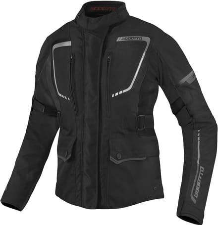 Bogotto Azury 2in1 Waterdichte Dames Zwart Textiele Motorjas - Jas