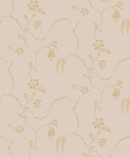 Boråstapeter Vliesbehang 5514 - Swedish Grace - Botanisch Roze - 53cm x 10.05m