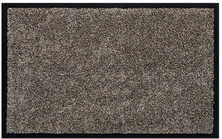 Borstelshop Deurmat Binnen - Droogloopmat - Schoonloopmat - Wasbaar - Antislip - 80 x 50 cm - Graniet