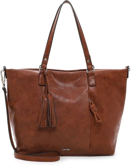 SURI FREY Schoudertas Nicky Cityshopper Cognac Bruine