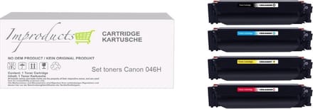 Improducts® Toner - Alternatief Canon 046H BK CY MA YE multi pack