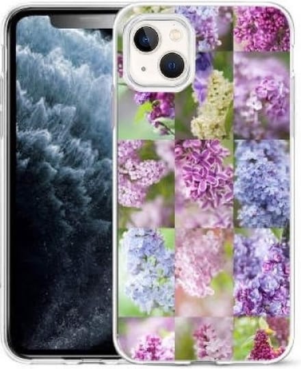 Cityhoesje-iPhone 14 Plus-15 Plus - hoesje – Bloemen – Backcover