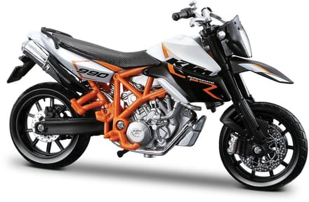 Bburago KTM 990 - Modelauto - Schaal 1:18 - Wit/Zwart/Oranje