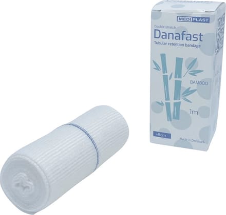Danafast Bamboe Buisverband Double stretch >8cm benen, armen en dijen - 3 stuks