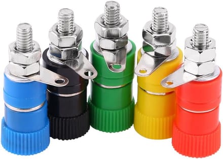 Set van 20 Premium Banana Pluggen 4mm Voor Luidspreker Kabel Aansluiting (5 Kleuren)
