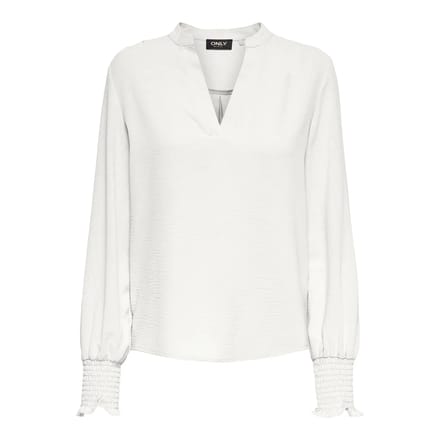 ONLY - ONLMETTE V-NECK LS SMOCK TOP WVN Dames Blouse