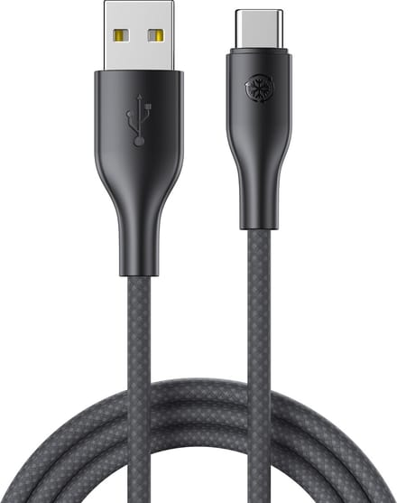 USB naar USB C Kabel 3 Meter - Fast Charge - USB-C Oplader Kabel - Geschikt voor Samsung Kabel - Zwart