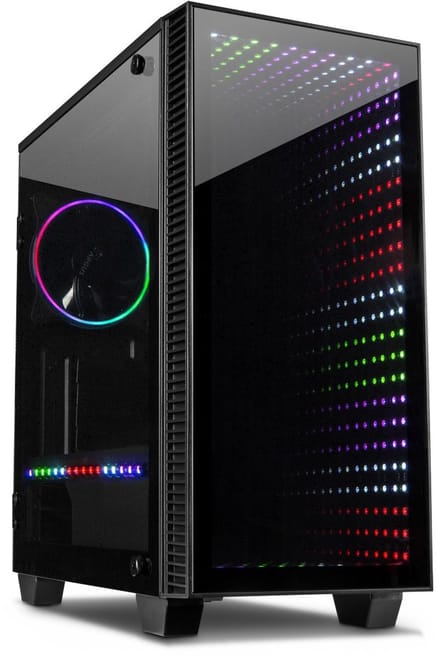 Inter-Tech X-608 Infinity Micro - Case - Tower - Zwart